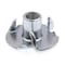 Prime-Line T-Nut, 3 Prongs, #10-32, Steel, Zinc Plated, 5/16 in Barrel Ht, 20 PK 9077897 - alternate 1